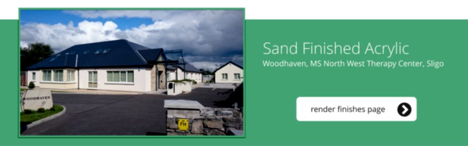 Woodhaven, MS North west Therapy Center, Sligo - Sand Finished Acrylic