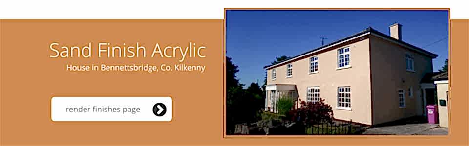 House in Bennettsbridge, Co. Kilkenny - Sand Finish Acrylic