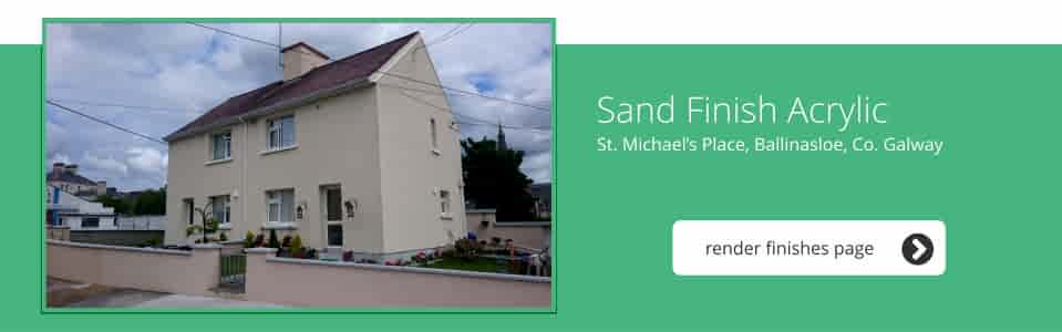 St. Michael's Place, Ballinsloe, Co. Galway - Sand Finish Acrylic