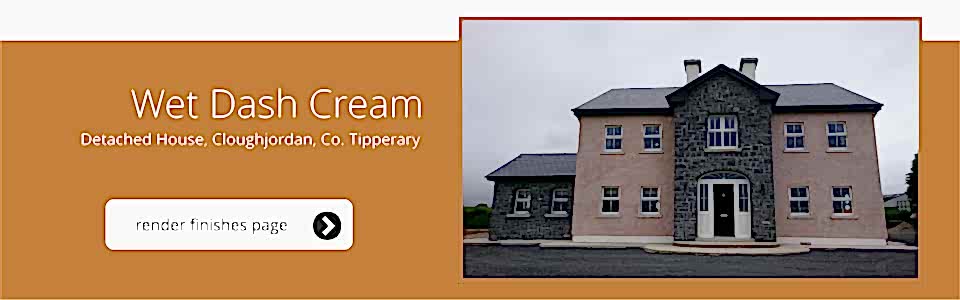 Detached House, Coughjordan, Co. Tipperary - Wet Dash Cream